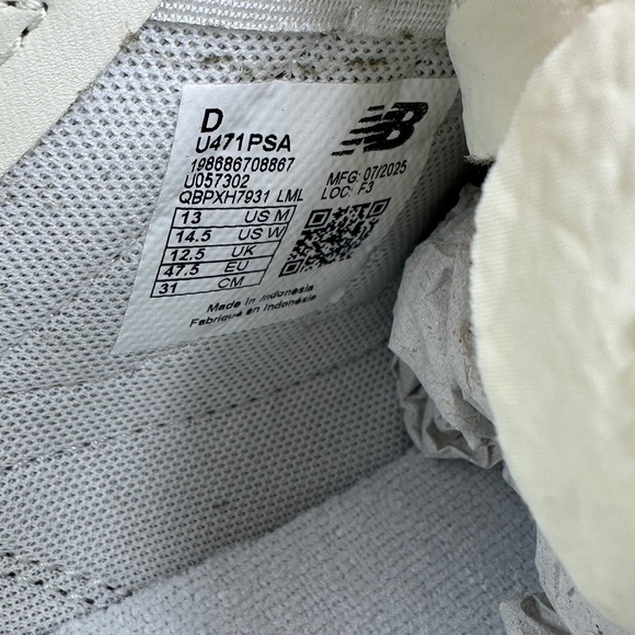 New Balance 471 Sneakers Mens 13 Green Brown U471PSA Hairy Suede Gum Sole NIB - Picture 10 of 11